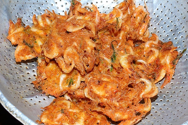 กุ้งฝอยทอด