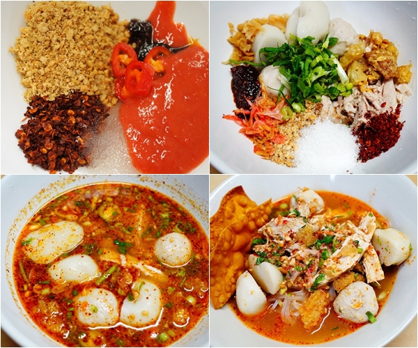 ก๋วยเตี๋ยวต้มยํา ใส่อะไรบ้าง