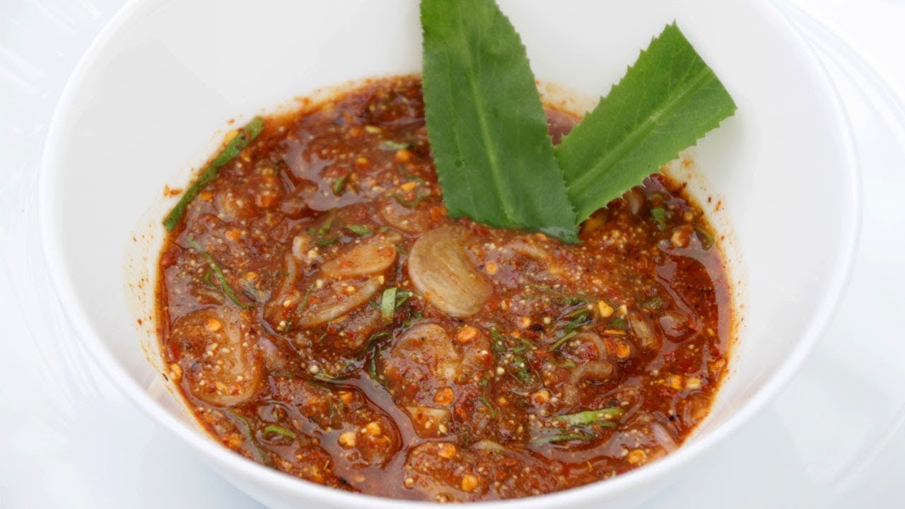 สูตรน้ำจิ้มแจ่วมะขามเปียก