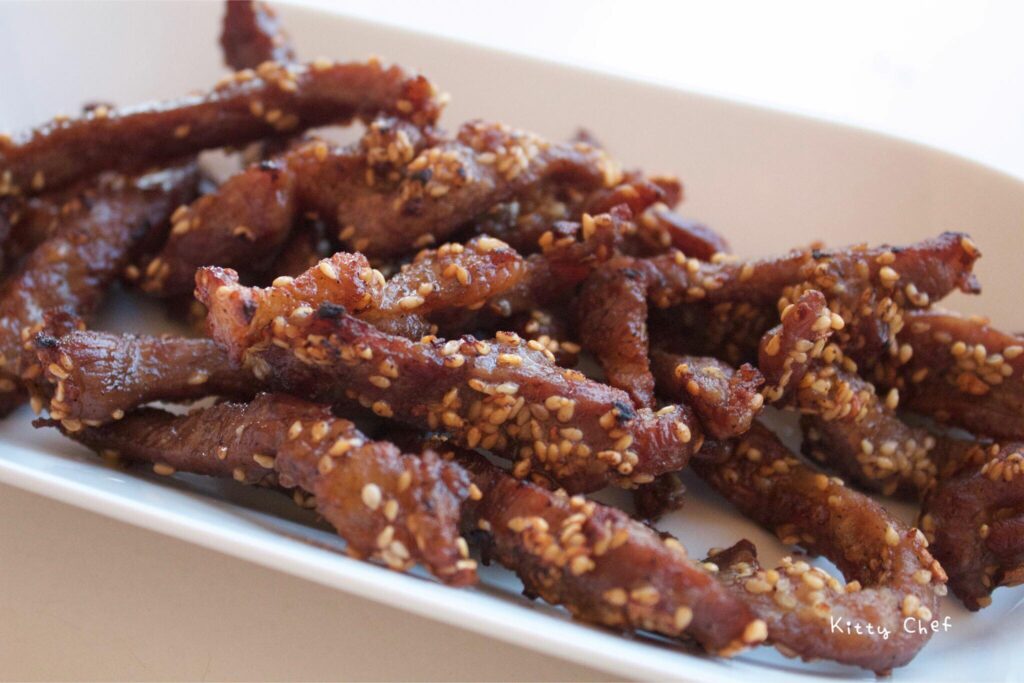 หมักเนื้อแดดเดียวแบบอีสาน