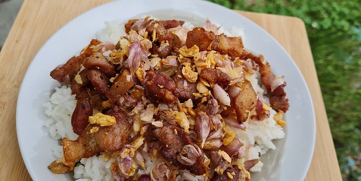 หมูทอดกระเทียม ภาพ 1