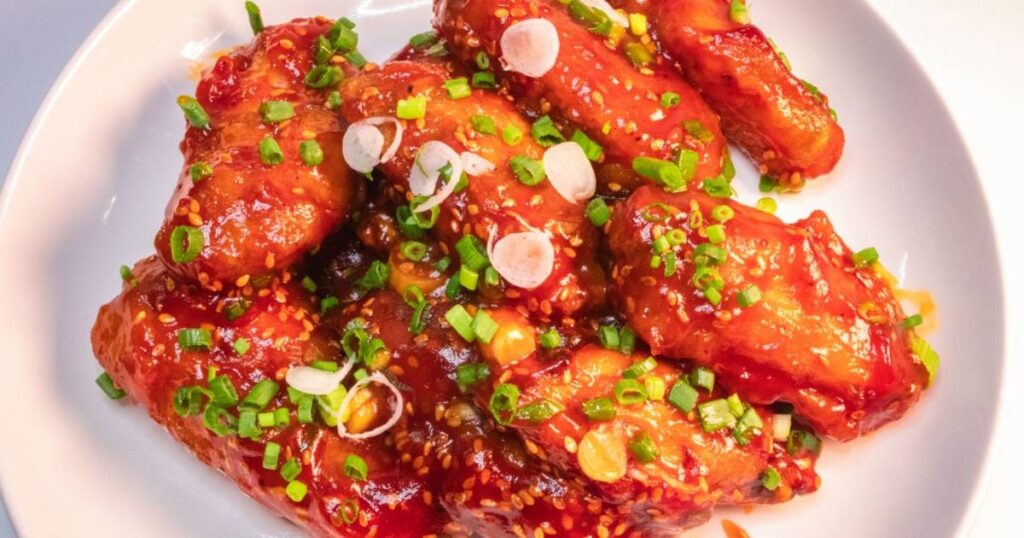 ไก่ทอดคลุกซอสแบบง่าย
