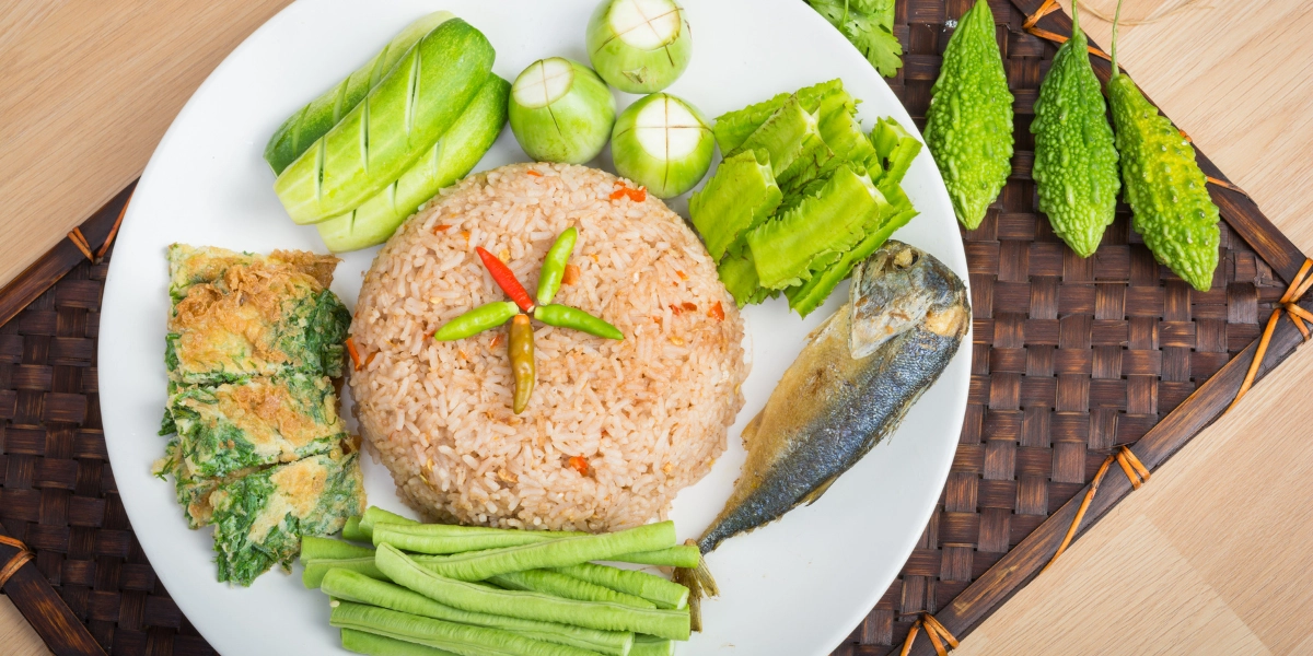 ข้าวผัดน้ำพริกปลาทูแบบเฮลท์ตี้ 2