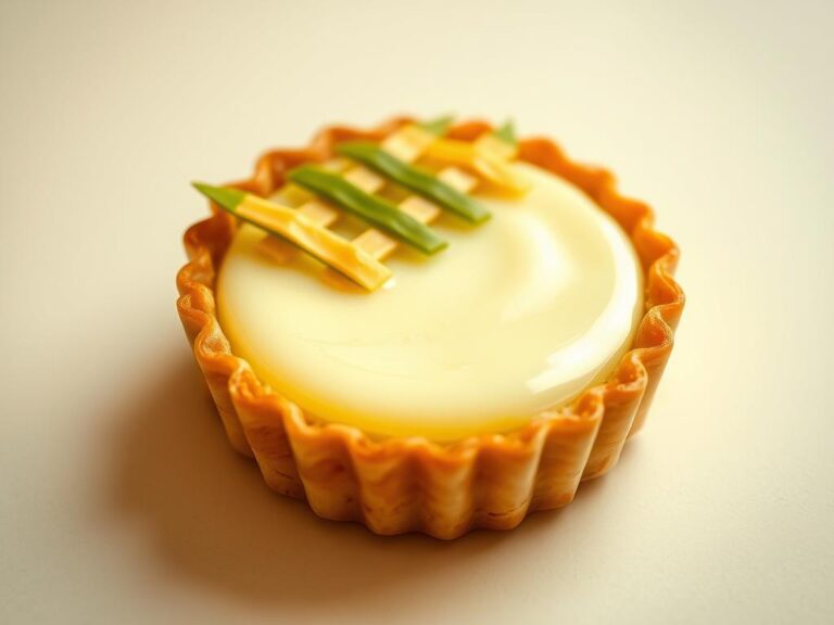 ทาร์ตสังขยาใบเตย