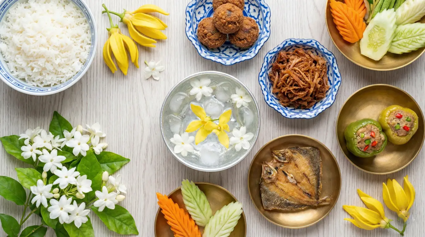 ข้าวแช่ชาววัง สูตรโบราณ หอมเย็น คลายร้อน