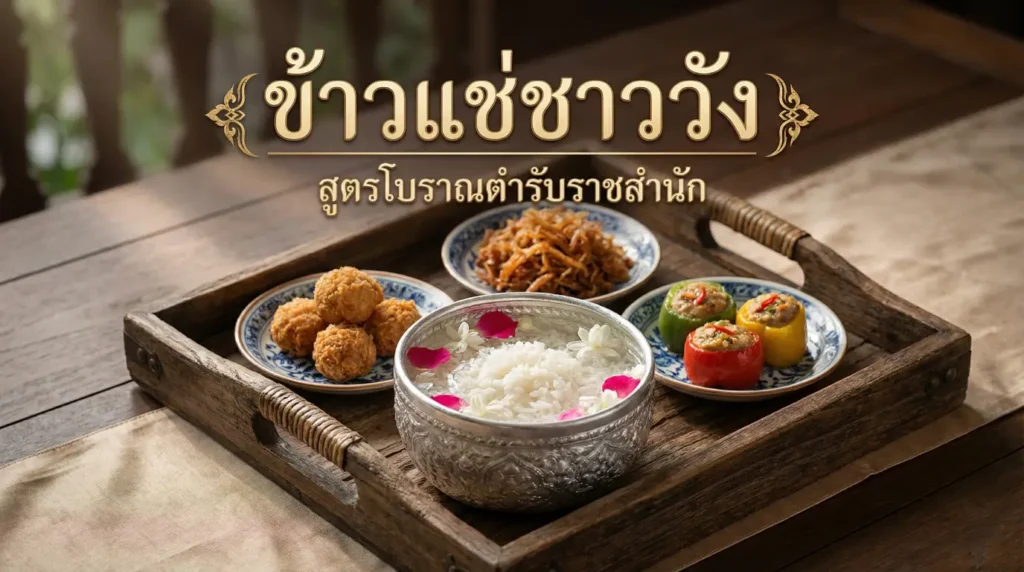 ข้าวแช่ชาววัง สูตรโบราณ หอมเย็น คลายร้อน