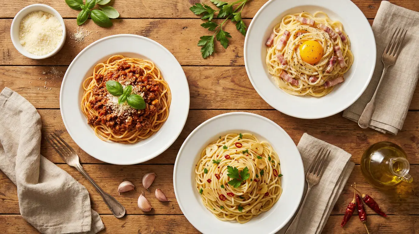 สปาเกตตี เมนูเส้นยอดนิยม ทำง่าย อร่อยหลายสูตร