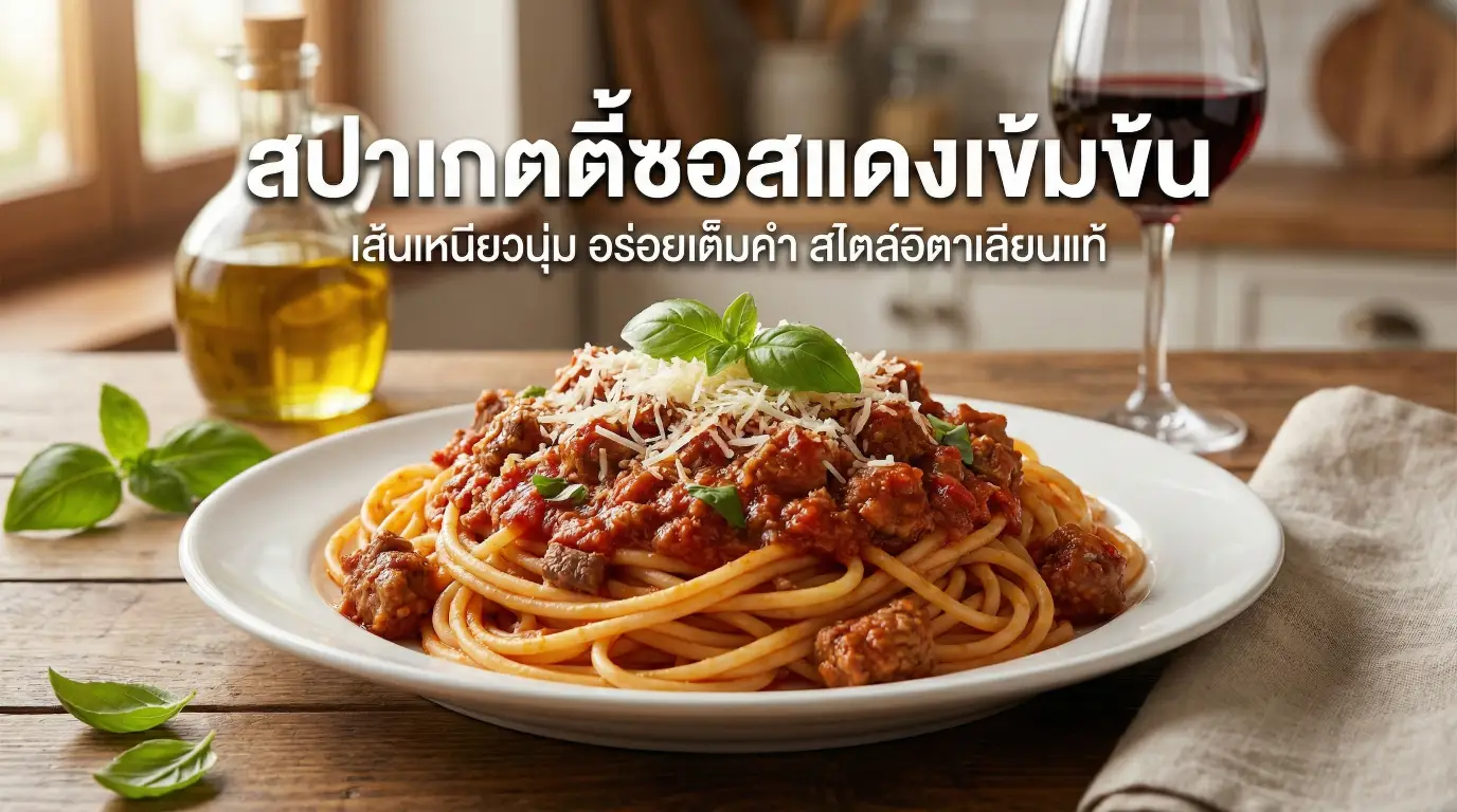 สปาเกตตี เมนูเส้นยอดนิยม ทำง่าย อร่อยหลายสูตร