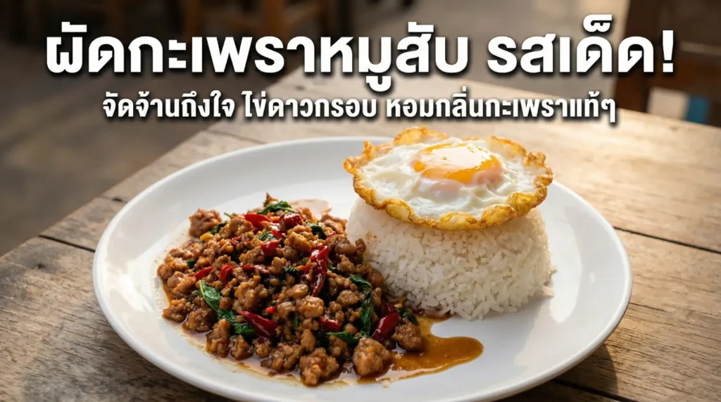 กระเพราหมูสับ (2)