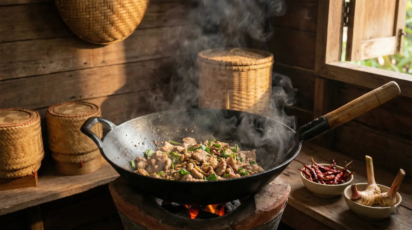 ลาบหมูคั่ว สูตรเหนือ (2)