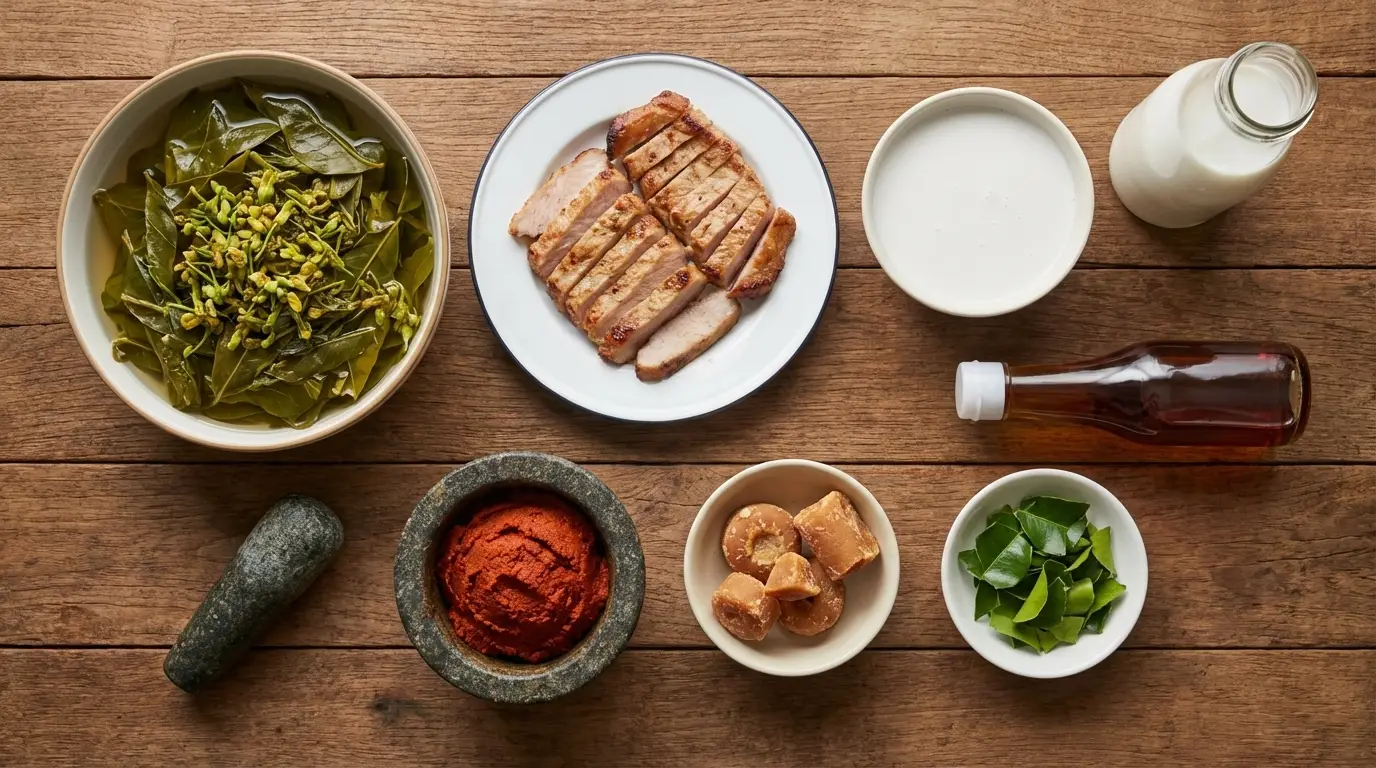 สูตรแกงขี้เหล็ก