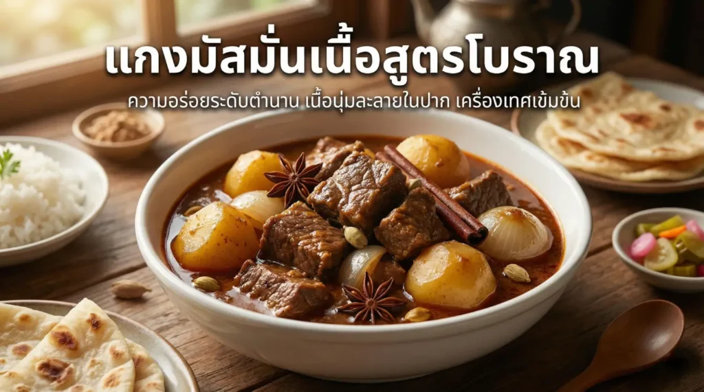 แกงมัสมั่นเนื้อ