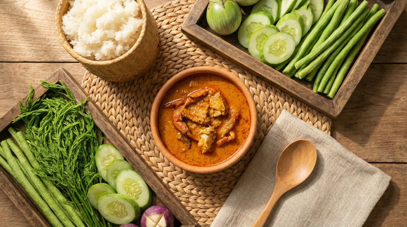 อ่องปู อาหารเหนือพื้นบ้าน รสนัวจากปูนา